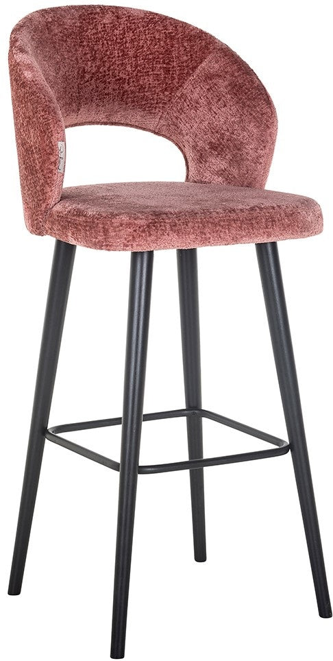 Richmond Interiors Savoy Barstoel Roze Chenille