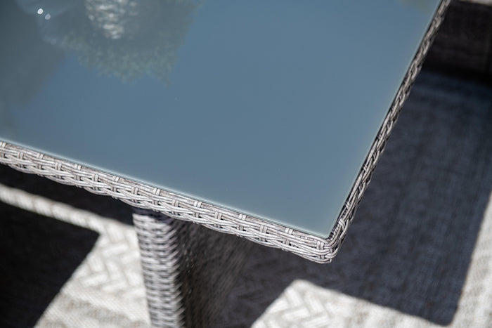 Blue bird lounge-diningset - 5-delig - links - grey - reflex black