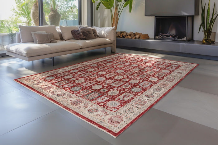 Lalee Dakar 120 x 170 cm Vloerkleed Rood 702