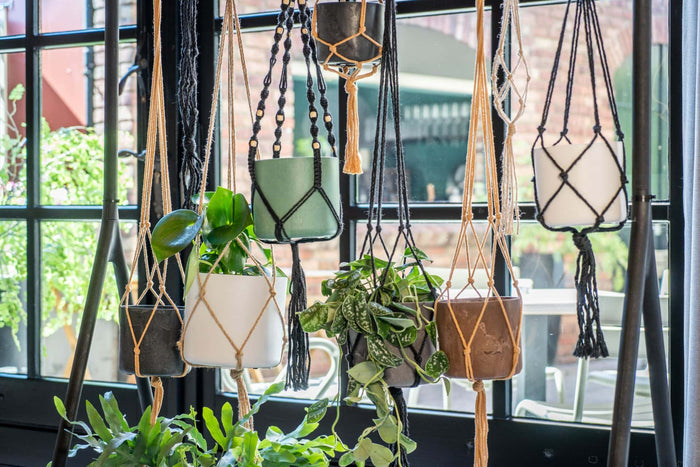 Artstone Pot Celine - Set van 4 - Grijs