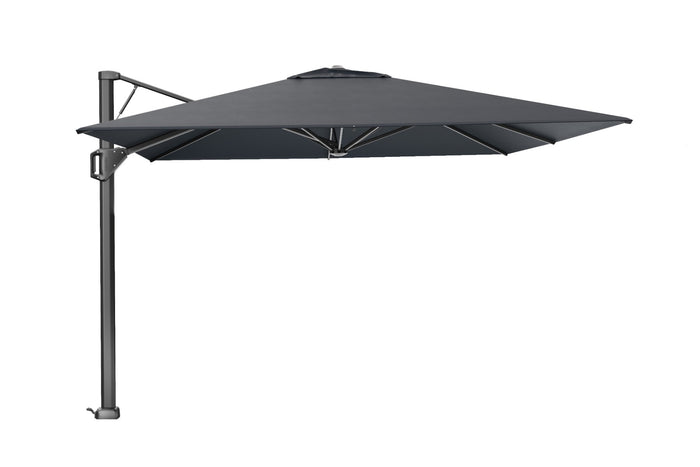 Platinum Beaufort Premium 3,2x3,2 m - Faded Black met voet en hoes