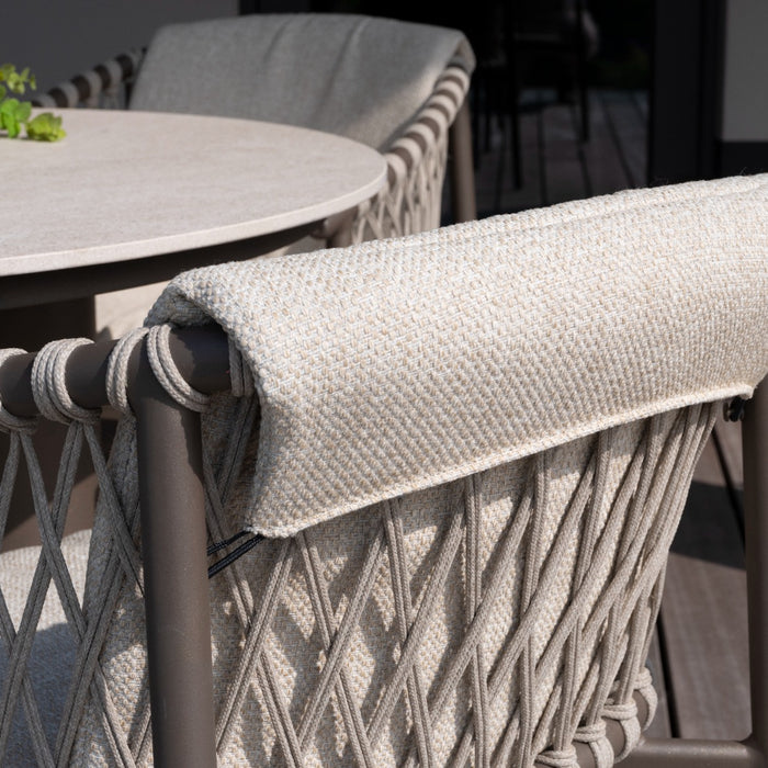 4-Seasons Allora dining tuinstoel - terre (1 stuk)