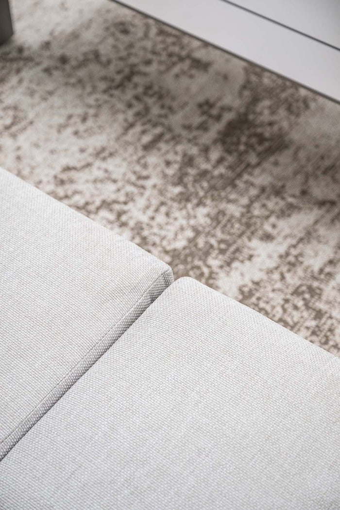 5-persoons stoel-bank loungeset - Levanto - taupe - Garden Impressions