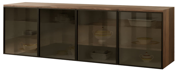 Artego Design Trentino Smoky 203 cm Zwevend Dressoir Walnoot