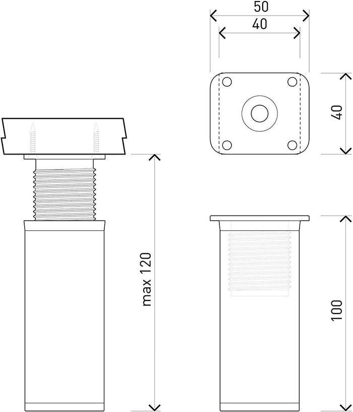 Artego Design Trentino Smoky 203 cm Zwevend Dressoir Walnoot