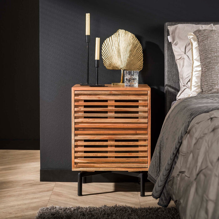 AnLi Style Nachtkastje 2 lades slide