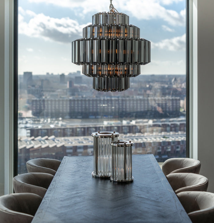 Richmond Interiors Blackbone 220 cm Eettafel Geborsteld Goud