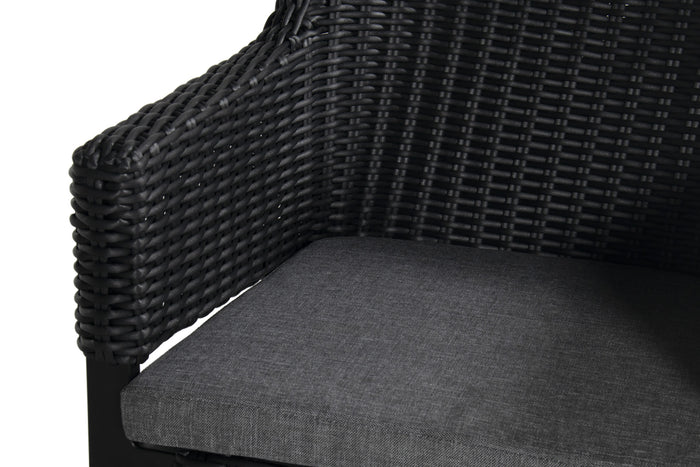 Hartman Cairo stapelbare tuinstoel - Zwart