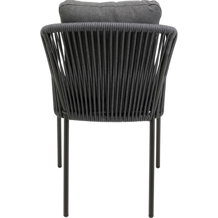 Kare Design Cyprus tuinstoel met armleuningen - grijs