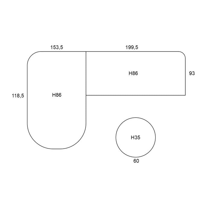 4 Seasons Outdoor Sardinia loungeset 3-delig - latte