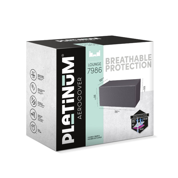 Platinum Aerocover loungestoelen + hocker beschermhoes