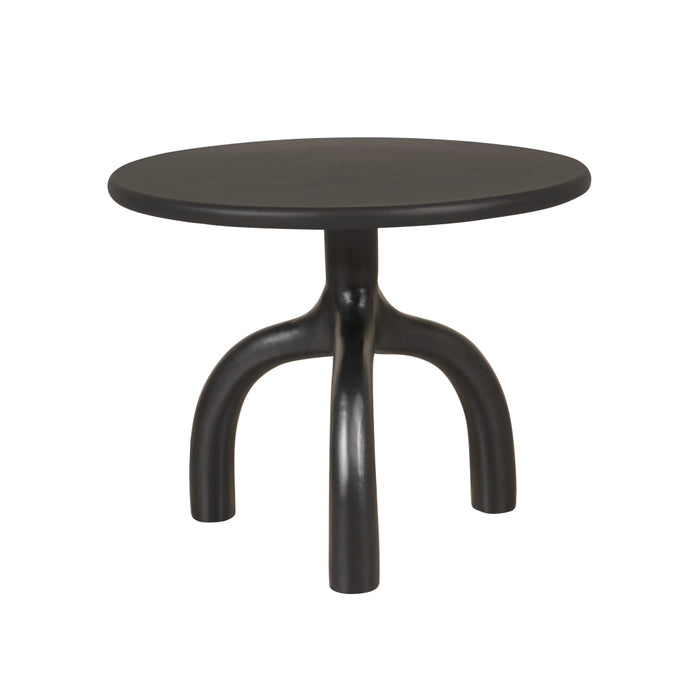 Salontafel Rora - Zwart - Glas - 60x48x60cm (BxHxD)