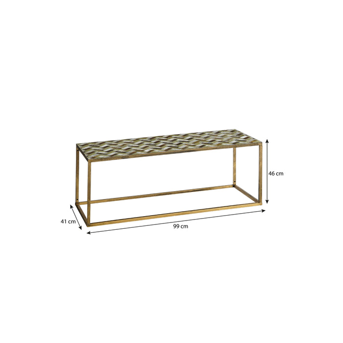 Mica Decorations Alanza Salontafel Buiten - L99 x B41 x H46 cm