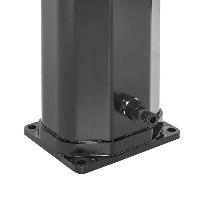 Beliani - TUXPAM - Buitendouche op zonne-energie - Zwart - PVC