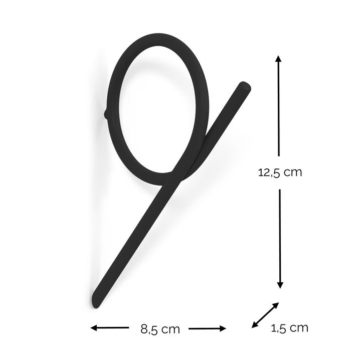 Spinder x BUDDE kapstok Tuba L - Zwart