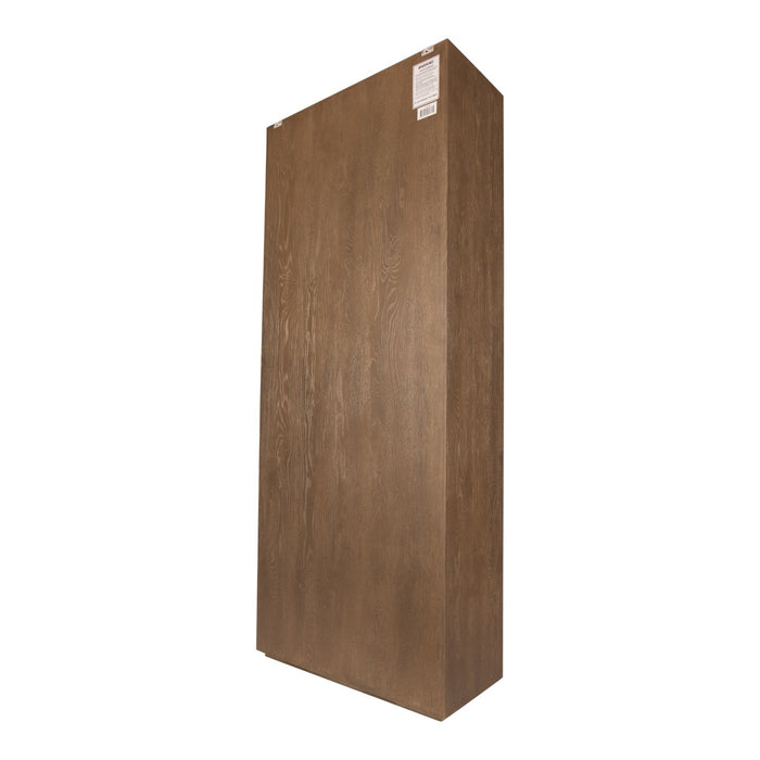 PTMD Oak Cabinet Open Armarium 2-drs Glay