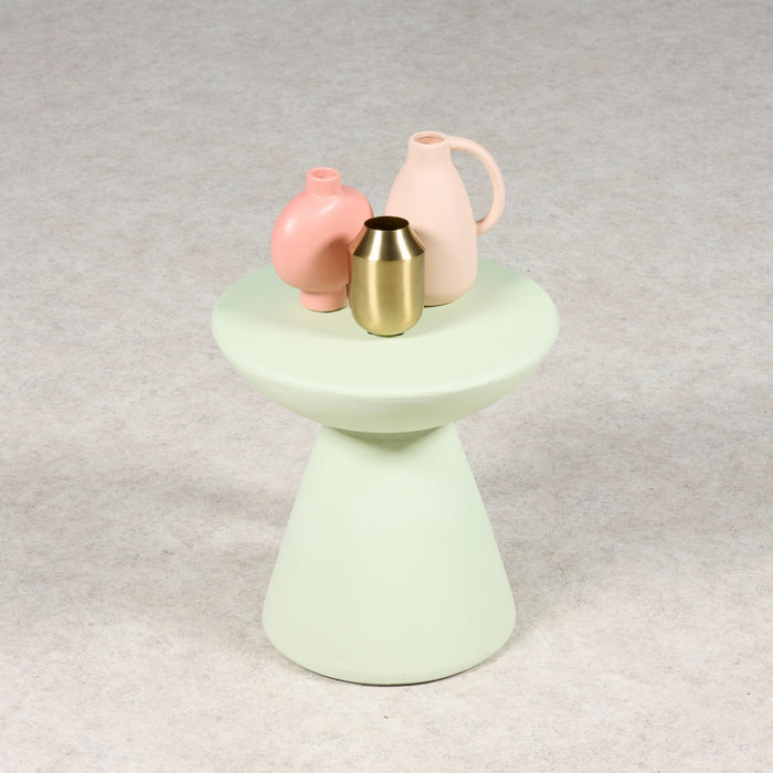 Bijzettafel Rise - Groen - MDF - 39x48x39cm (BxHxD)