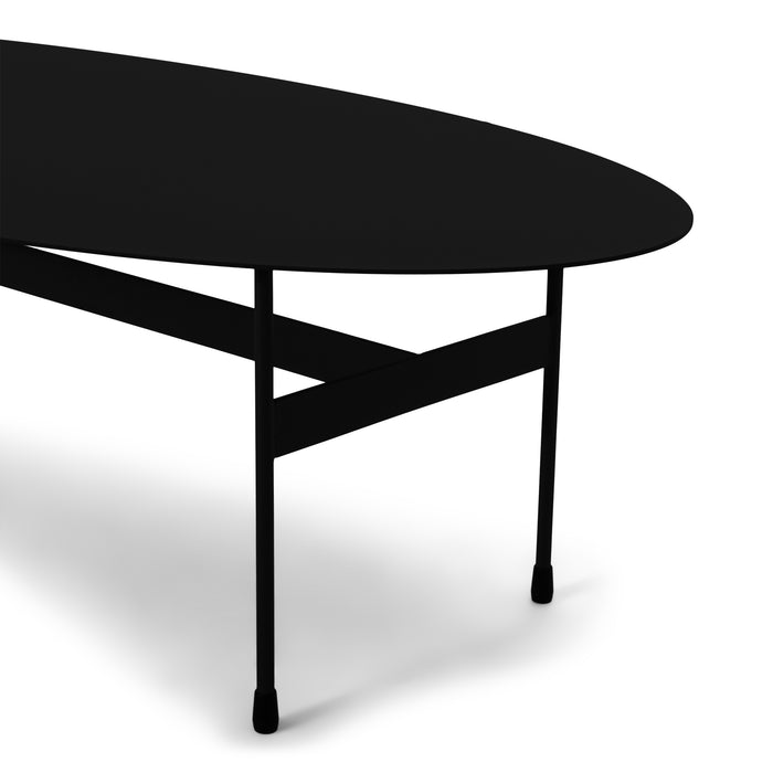 Spinder Design salontafel Mira Oval - Zwart