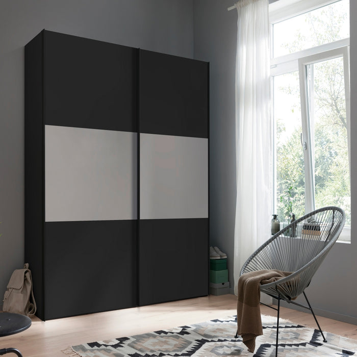 Woonexpress Kledingkast Cadiz - Antraciet|Zwart -