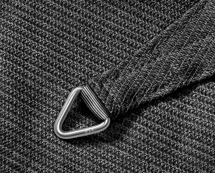 Platinum Coolfit schaduwdoek driehoek Antraciet 5x5x7,1 m.