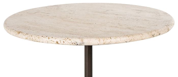 Richmond Interiors Avalon Travertijn Bijzettafel Rond