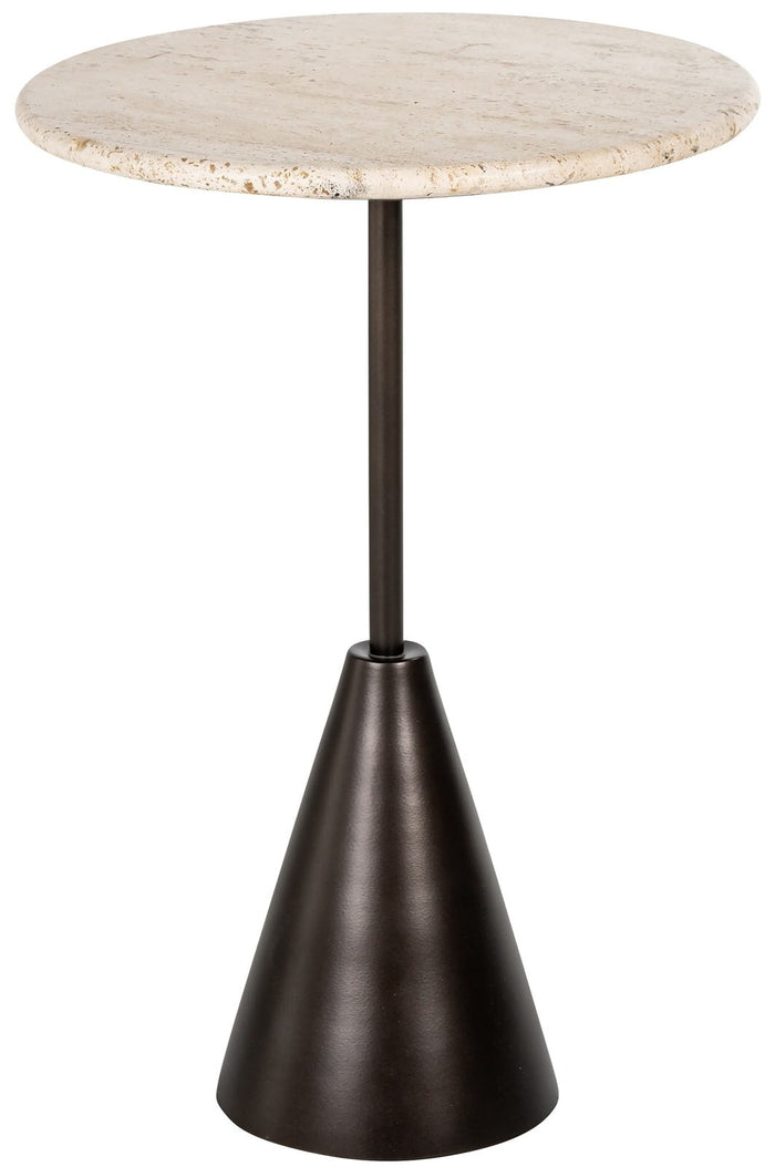 Richmond Interiors Avalon Travertijn Bijzettafel Rond