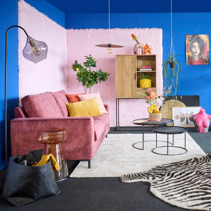 Bijzettafel Romano - Glas - 30x50x30cm (BxHxD)