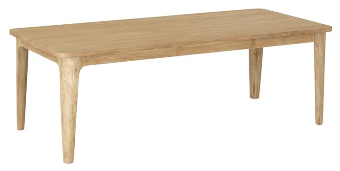 DTP Home Dining table Forte rectangular,76x225x90 cm, teakwood natural