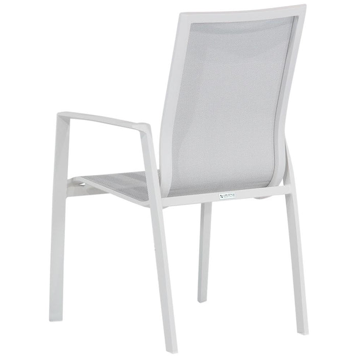 Lifestyle Garden FurnitureTuinsets met vuurtafel - Wit - 6