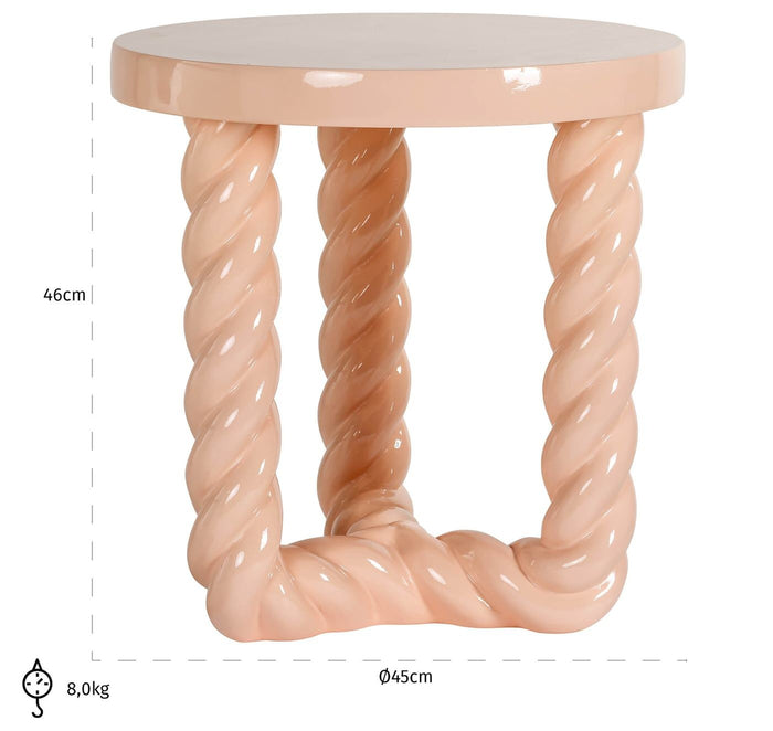 Richmond Interiors Rosly Bijzettafel Roze