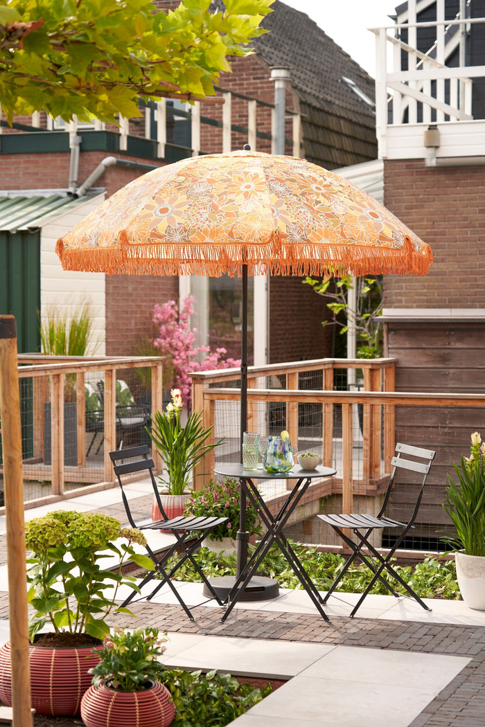 Mica Decorations Parasol - H238 x Ø220 cm - Bruin