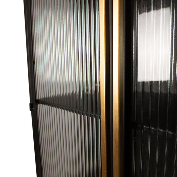 PTMD Caeleen Cabinet Black And Gold