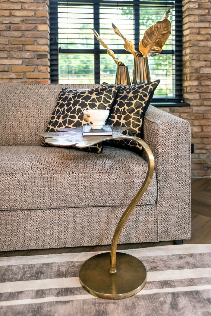Richmond Interiors June Bijzettafel Goud Ginkgo