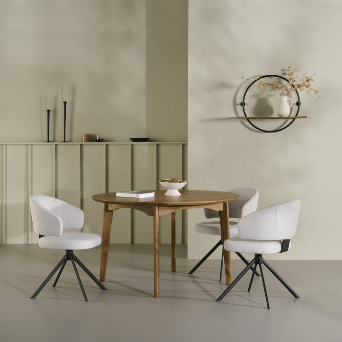 Eettafel Lerma Bruin|Hout - Mango|Hout - Naturel Mangohout