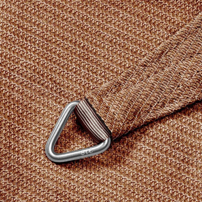 Coolfit schaduwdoek driehoek 90° - 5.0x5.0x7.1m - Zand