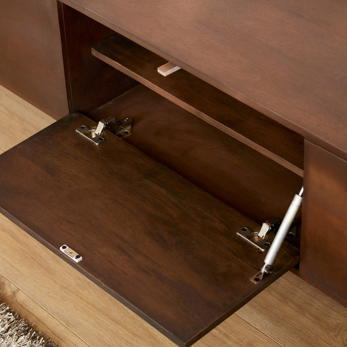 Starfurn Zwevend tv meubel Vision Walnut | 240 cm