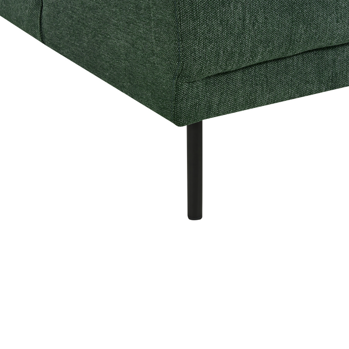 Beliani-BREDA-Hoekbank 4-zits-Donkergroen-Rechtszijdig-Polyester