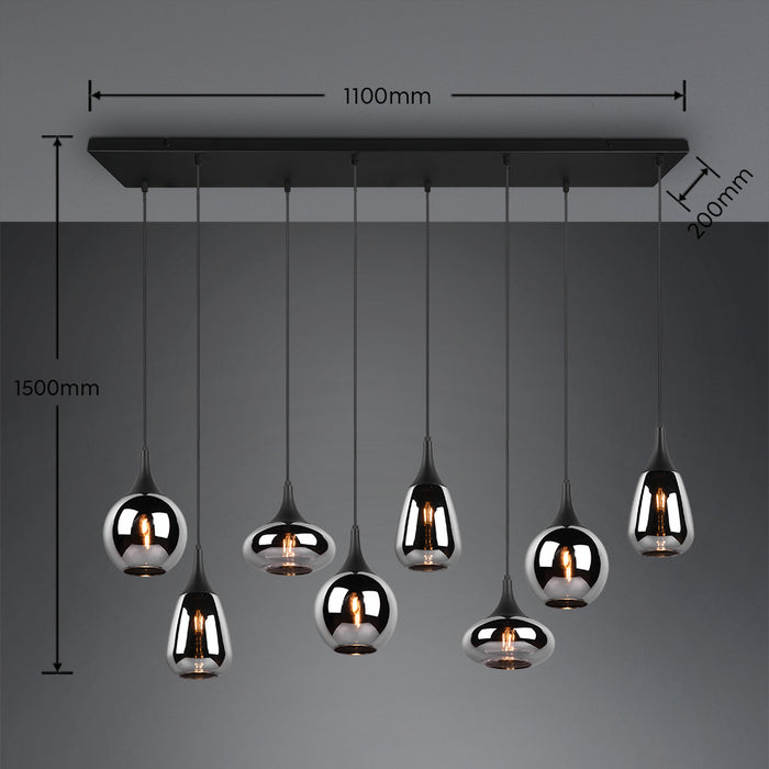 TRIO Lumina Hanglamp - 8x E27