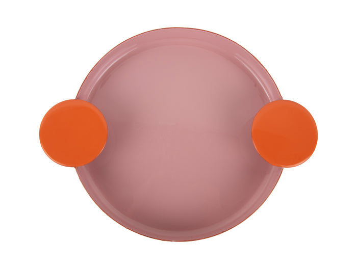 Present Time - Dienblad Double Funky Large - Pink & Orange