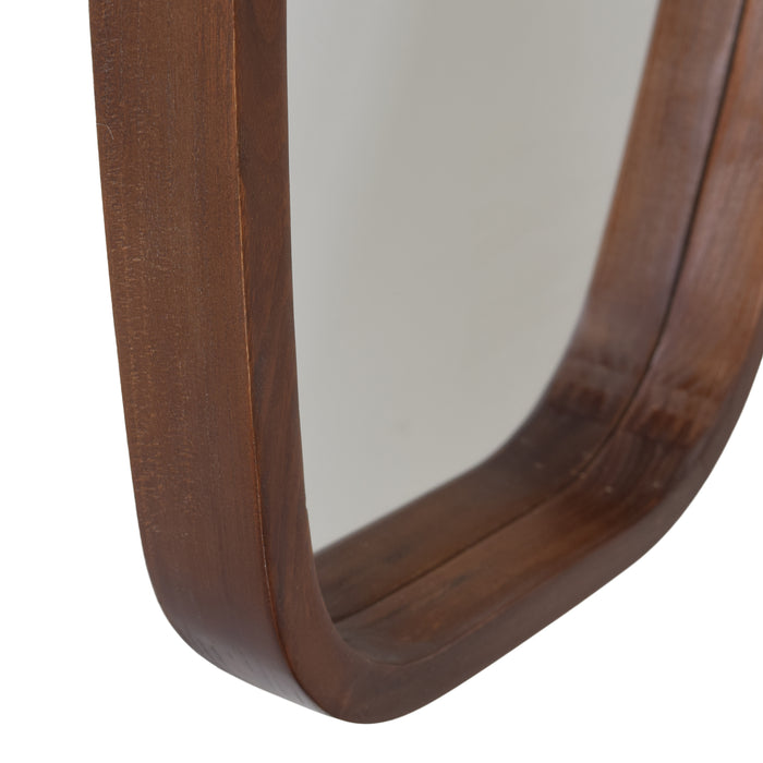 Fragix Wandspiegel Eva 40x80 Donker bruin hout