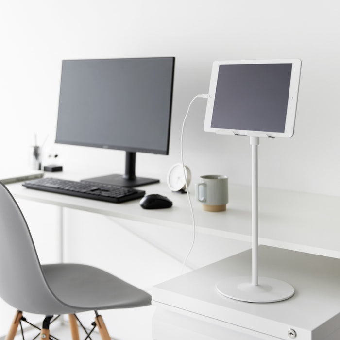 Yamazaki Tablet Standaard - Hoogte Verstelbaar - Smart - Wit