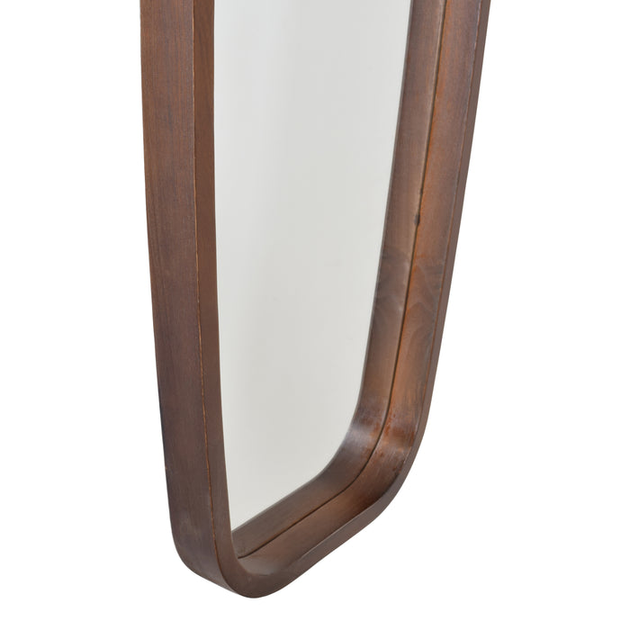 Fragix Wandspiegel Eva 40x120 Bruin hout