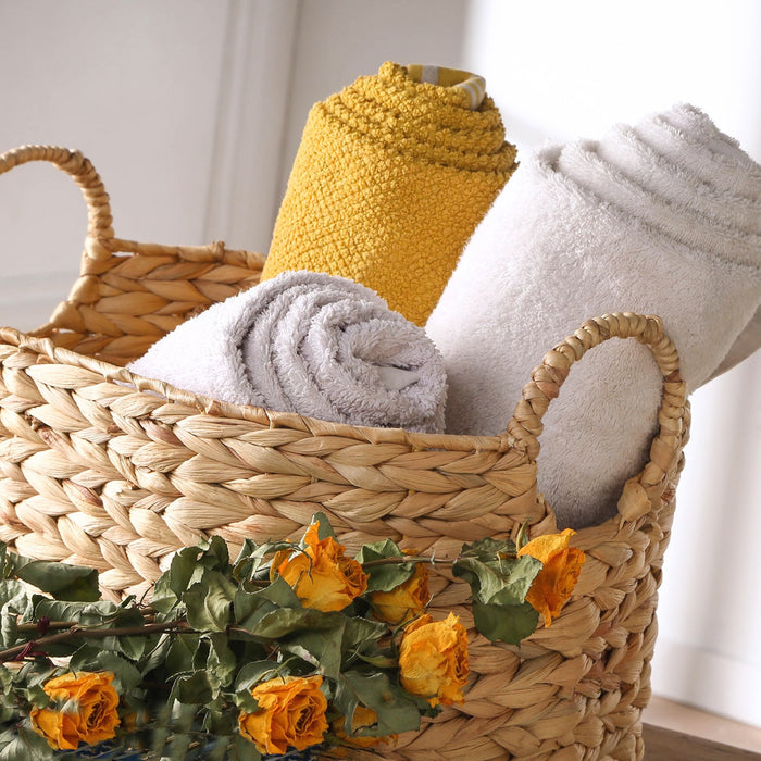 Calicosy - Opbergmand van waterhyacint - B45 x H23 cm