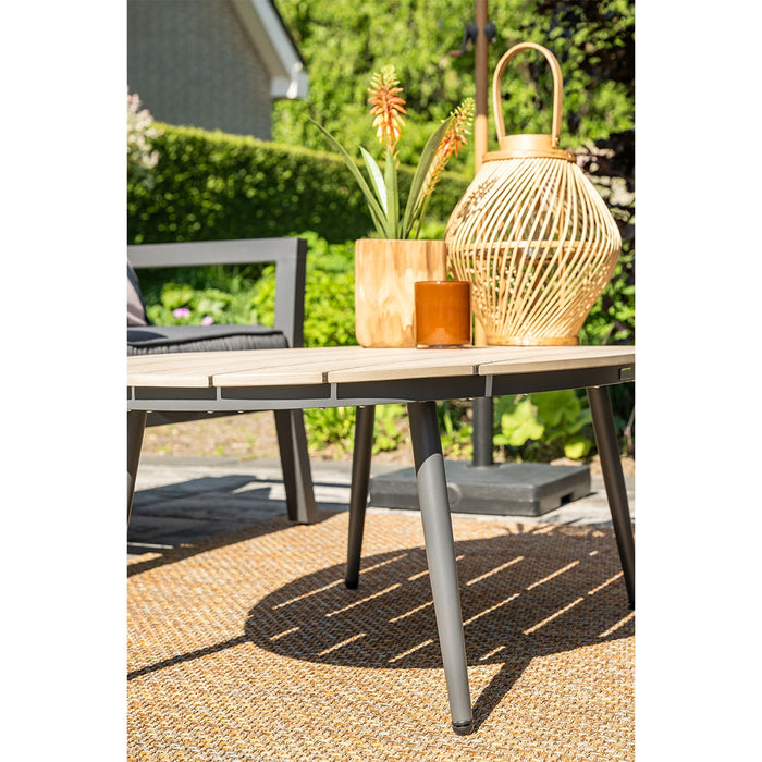 5-delige loungeset Ridge –4 luxe lounge fauteuils inclusief salontafel