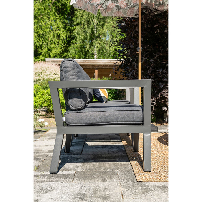 5-delige loungeset Ridge –4 luxe lounge fauteuils inclusief salontafel