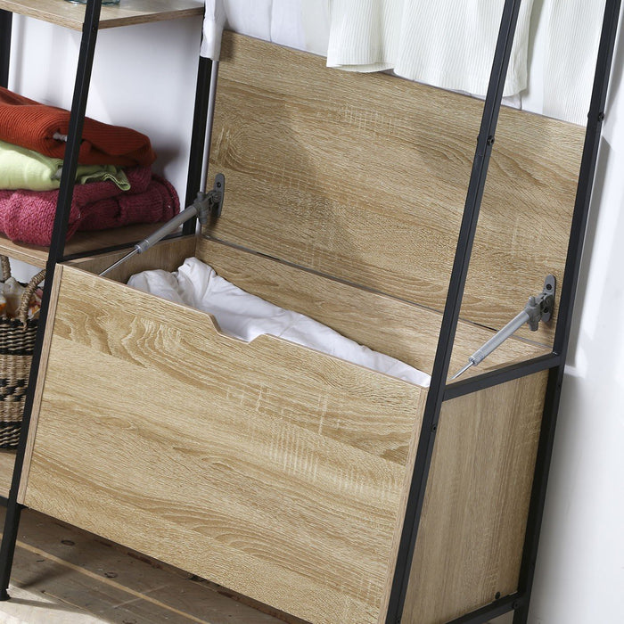 Calicosy - Kledingkast LEXIE met Schoenenkast - H160 cm