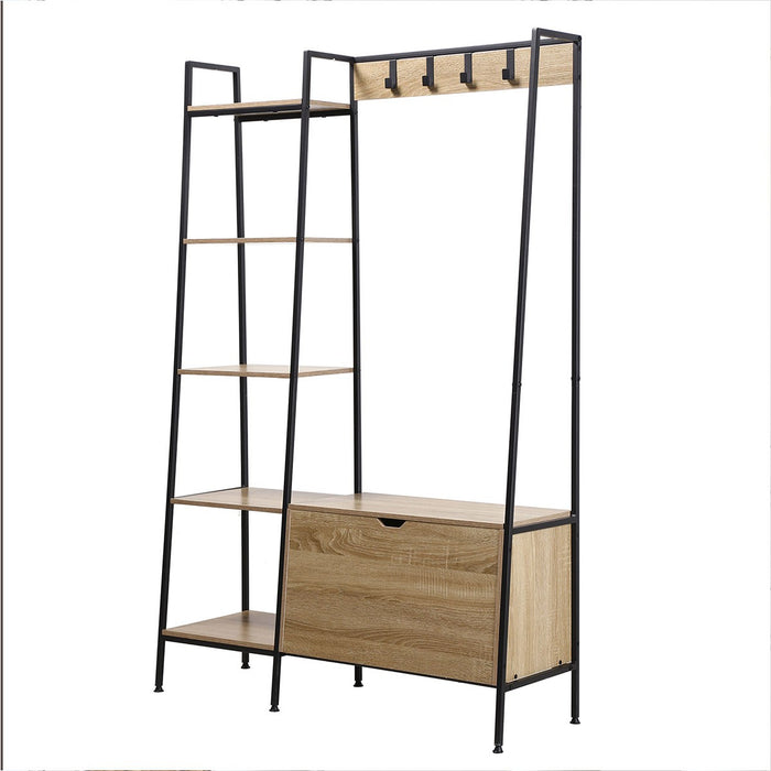 Calicosy - Kledingkast LEXIE met Schoenenkast - H160 cm