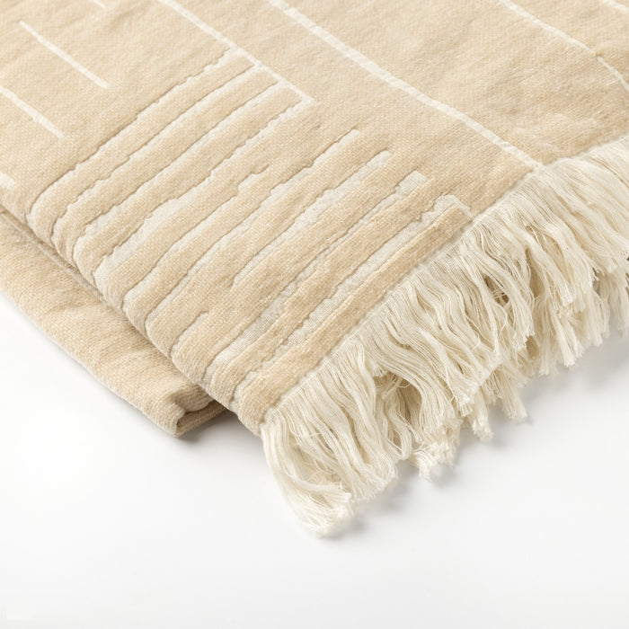 Dutch Decor plaid STEFANO - 140x180 cm Semolina