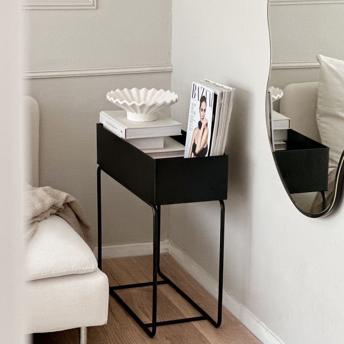 QUVIO planten tafel | planten bak - Zwart
