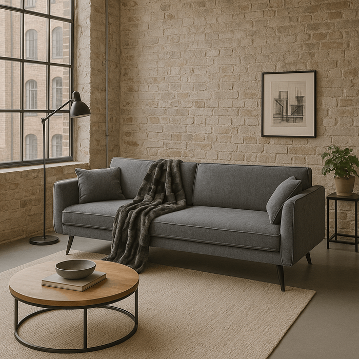 Kare Design Lotta slaapbank - donker grijs